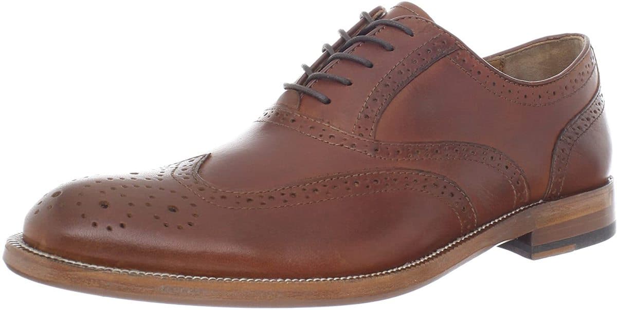Johnson and And Murphy Clayton Medallion Wing Tip Men’s Dress Shoes