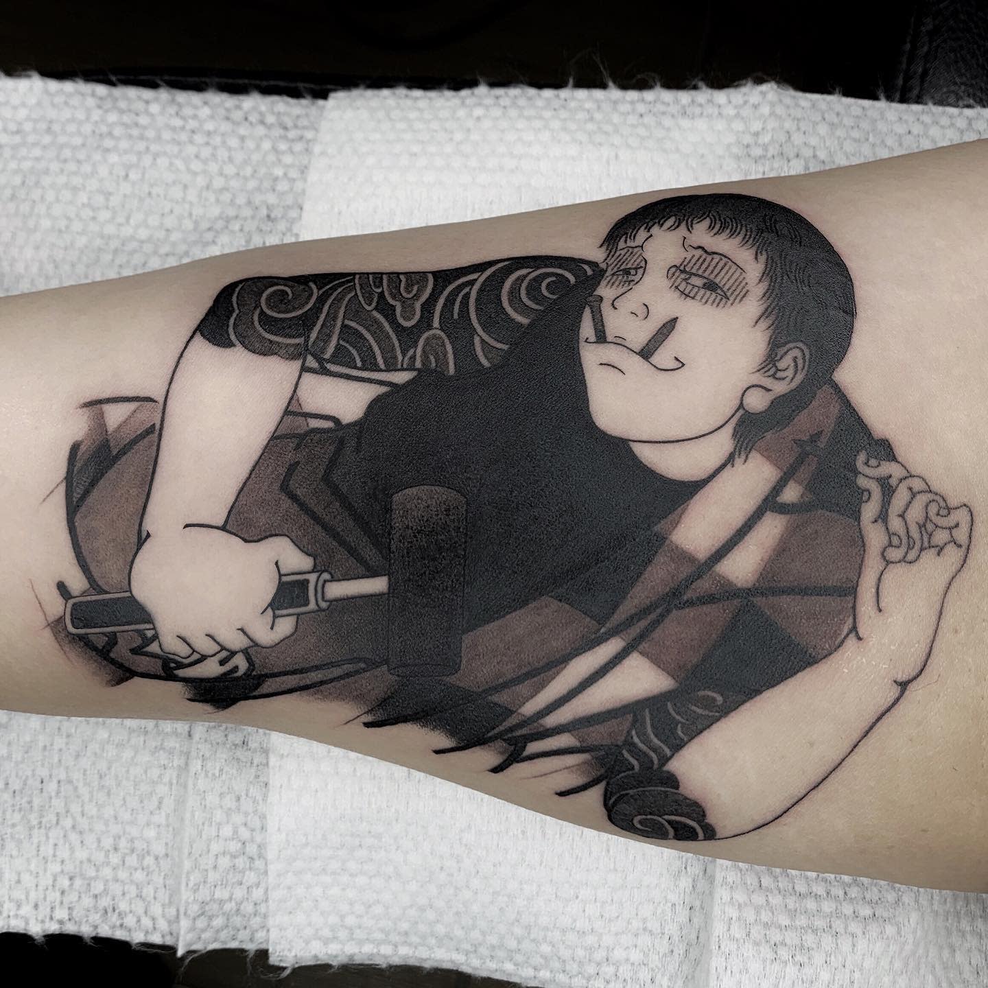 Thought this might be appreciated here Tomie tattoo  rjunjiito
