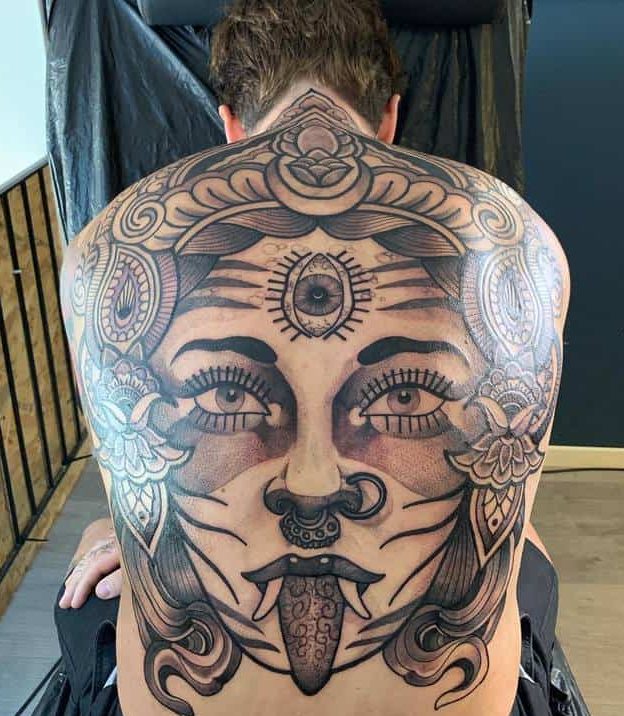 Kali Back Tattoo Laurent Z Tattoo