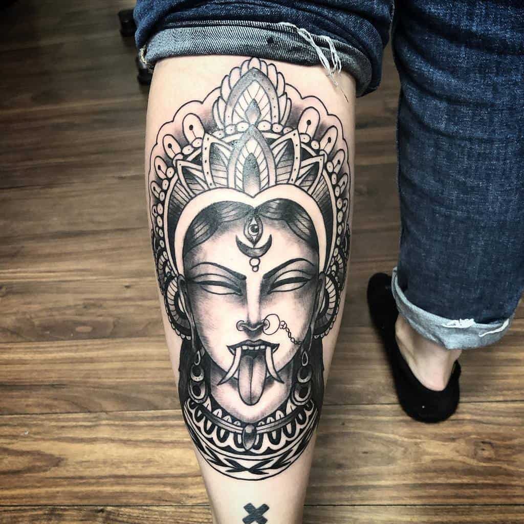 Kali Leg Tattoo Markus Mad City