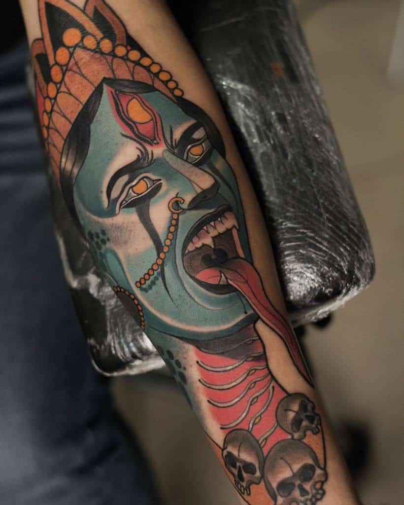 Kali Traditional Neo Traditional Tattoo Korthe