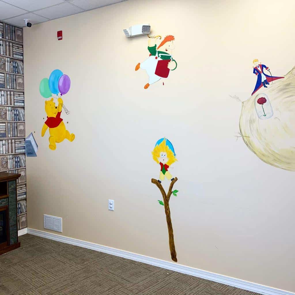 Kids Room Wall Mural Ideas -paintingbear_art
