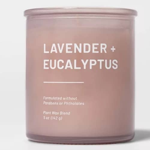 Lavender And Eucalyptus Scented Candle