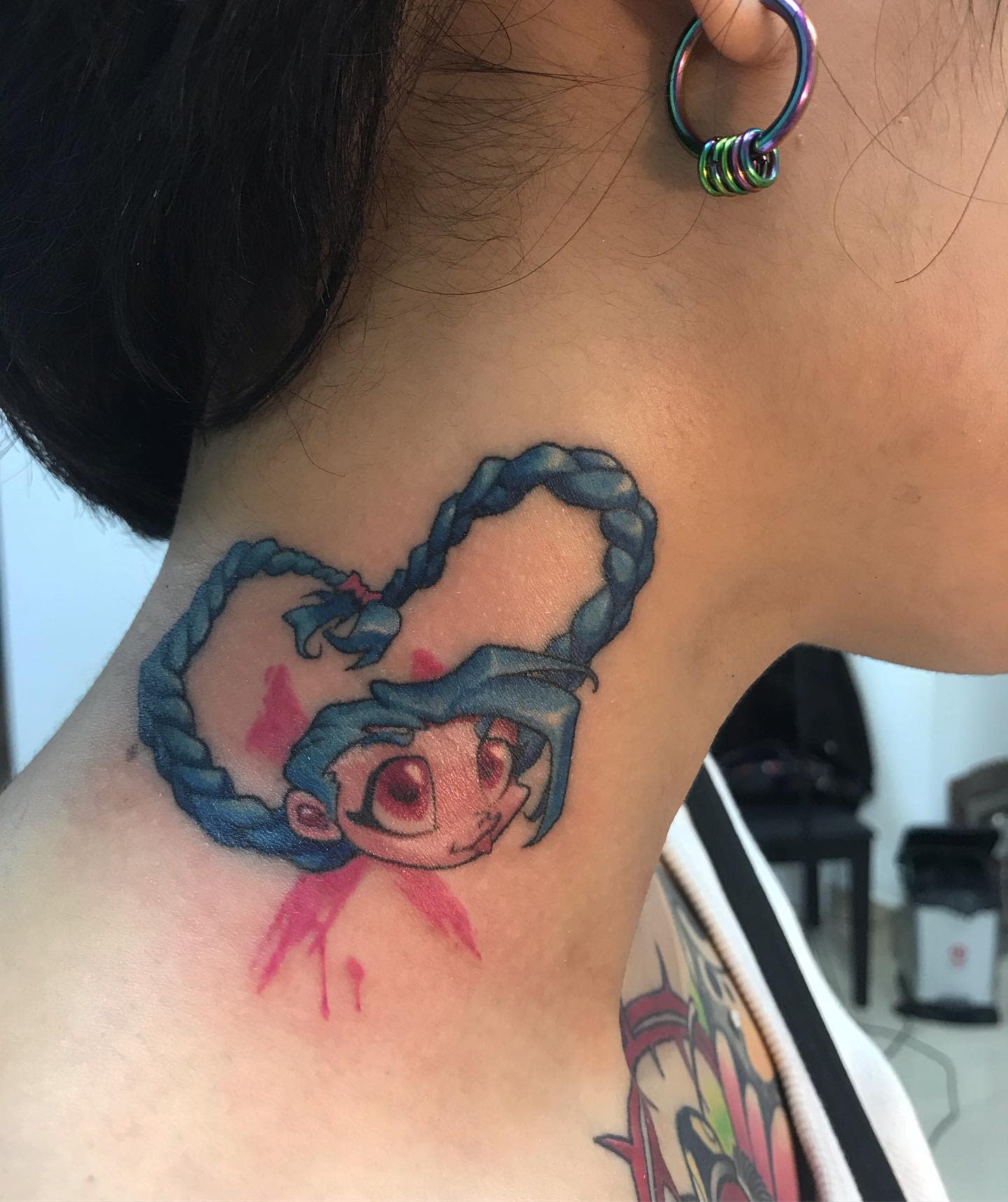 Johan Castillo on Instagram ARCANE JinX and Vi Made in  gangatattoola Using worldfamousink arcane artist jinx vi johanartss  tattoo worldfamousink