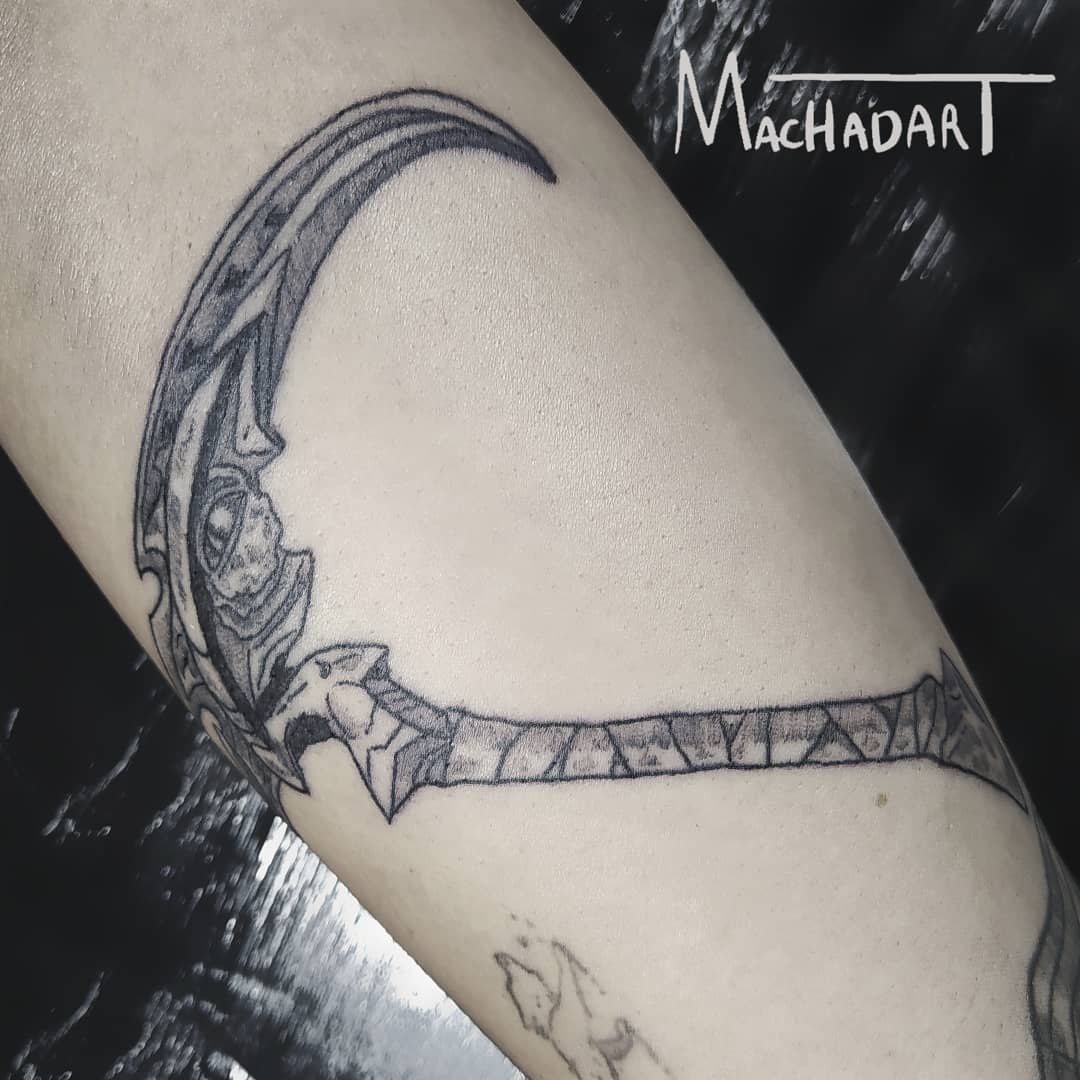 League of Legends Weapons Tattoo -machadart
