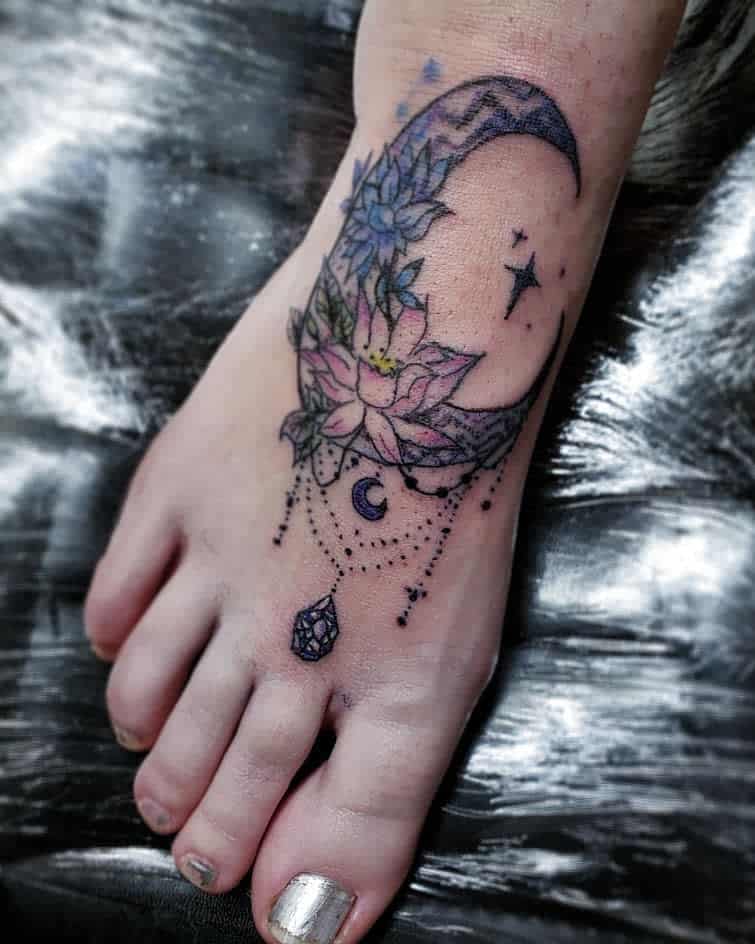 Leg Foot Chandelier Tattoo Tattoosbybanshee