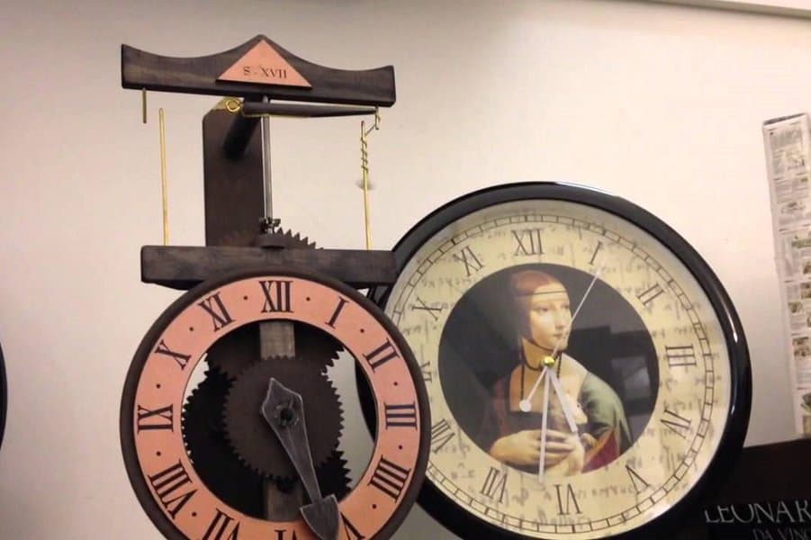 Leonardo da Vinci clock