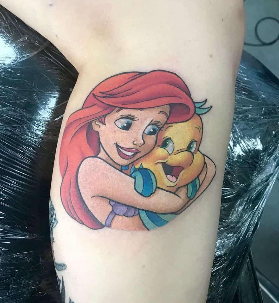 Little Mermaid And Friends Tattoo tattoo_tom