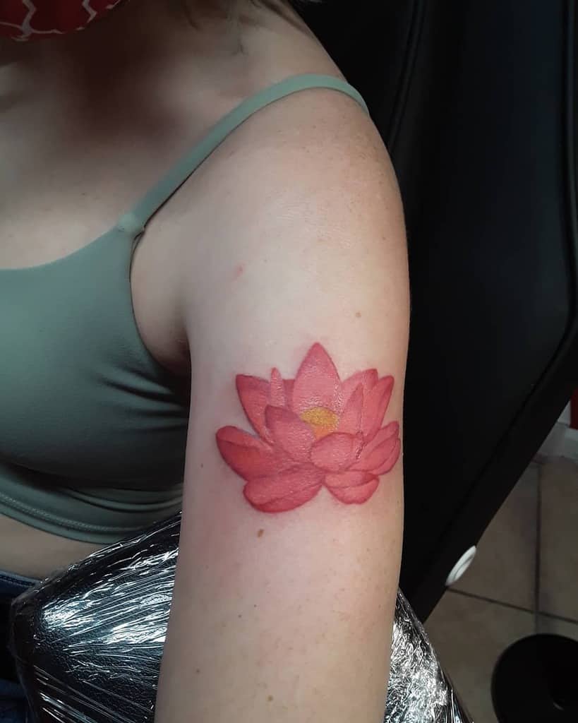 Lotus Arm Tattoos for Women dmptattoos