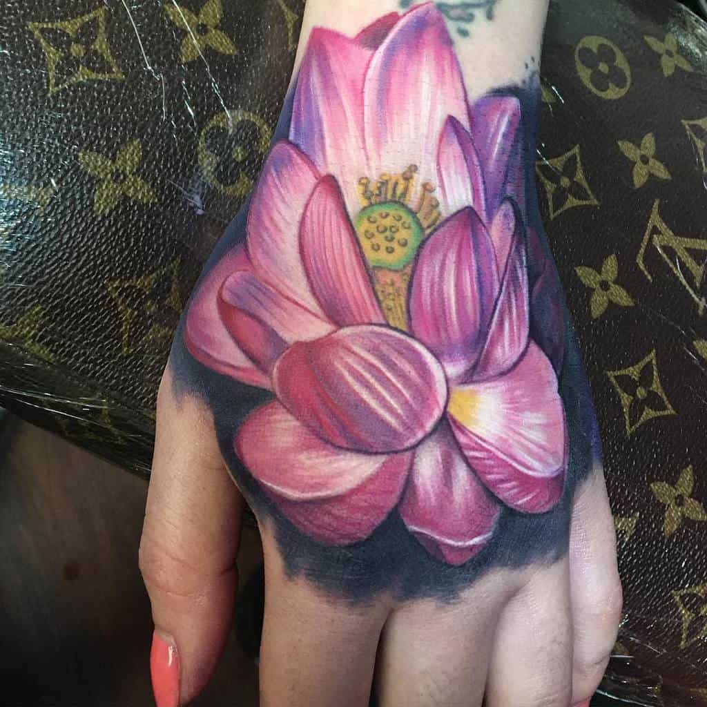 Lotus Flower Tattoo Women Fax Tats