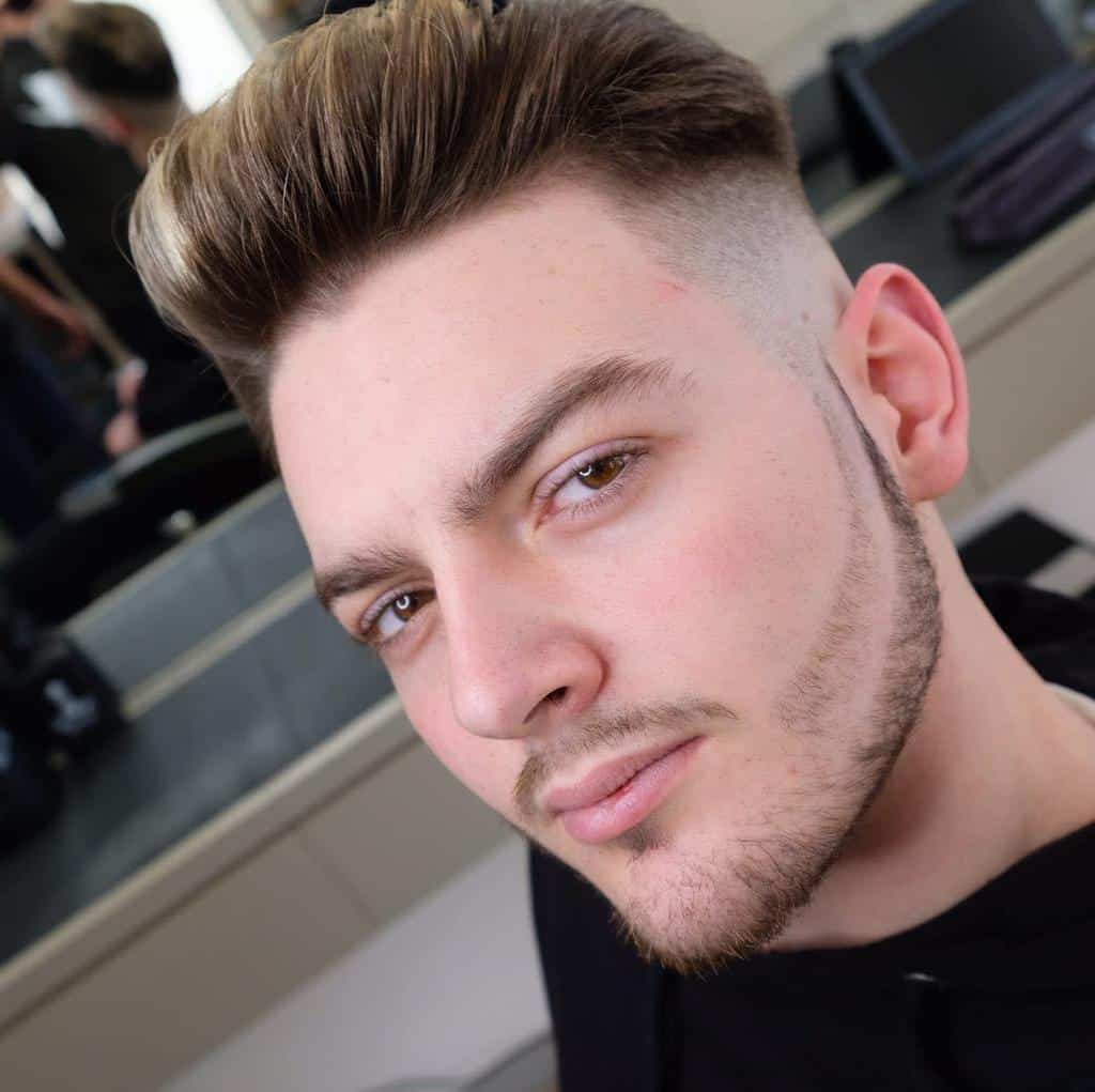Man with brown hair and blond highlights-zakgrooming