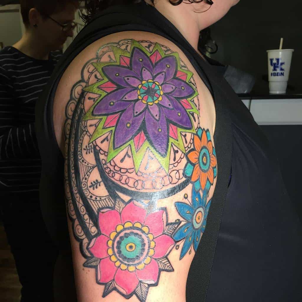 Mandala Half Sleeve Tattoos For Women 1seasonbaby
