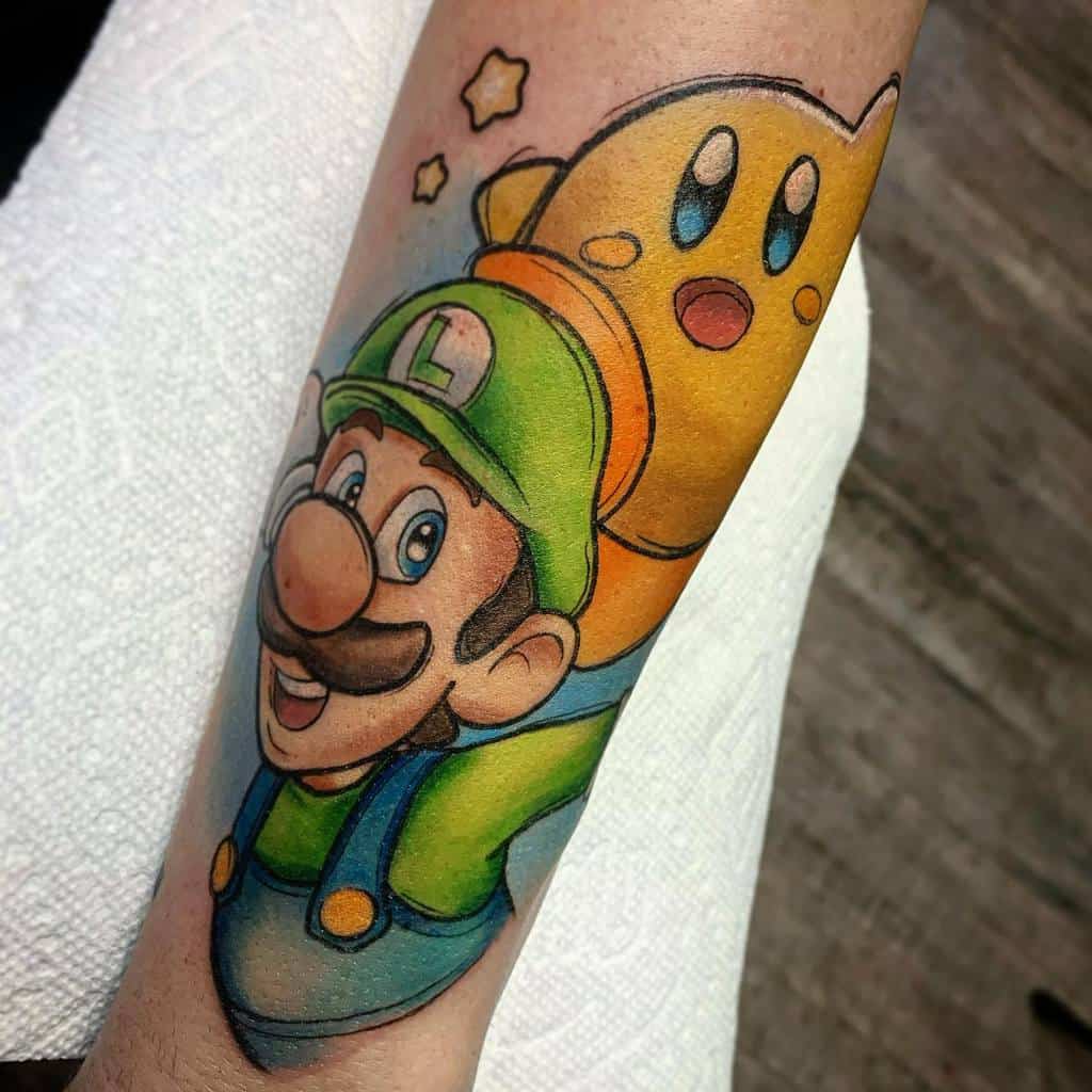 Mario Bros Kirby Tattoos Elfxblade.tattoo