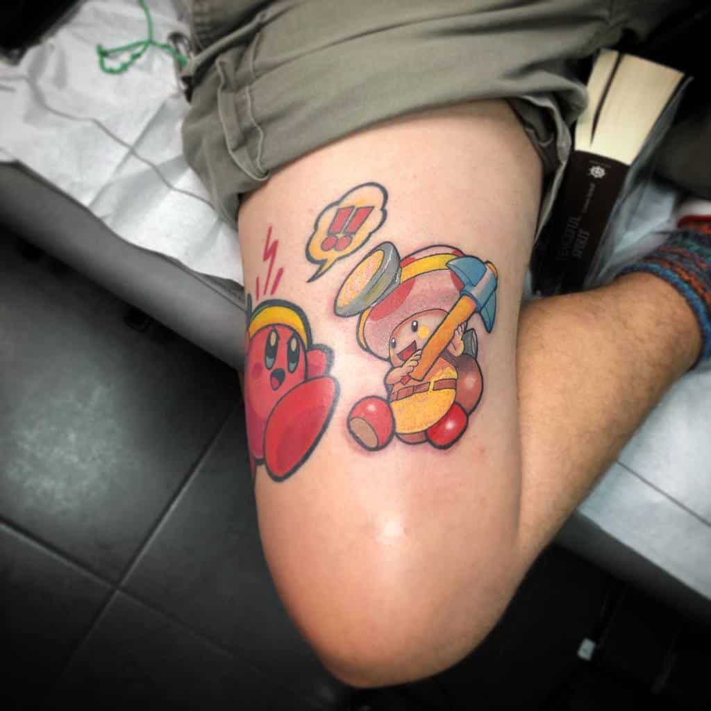 Mario Bros Kirby Tattoos Kadeinn