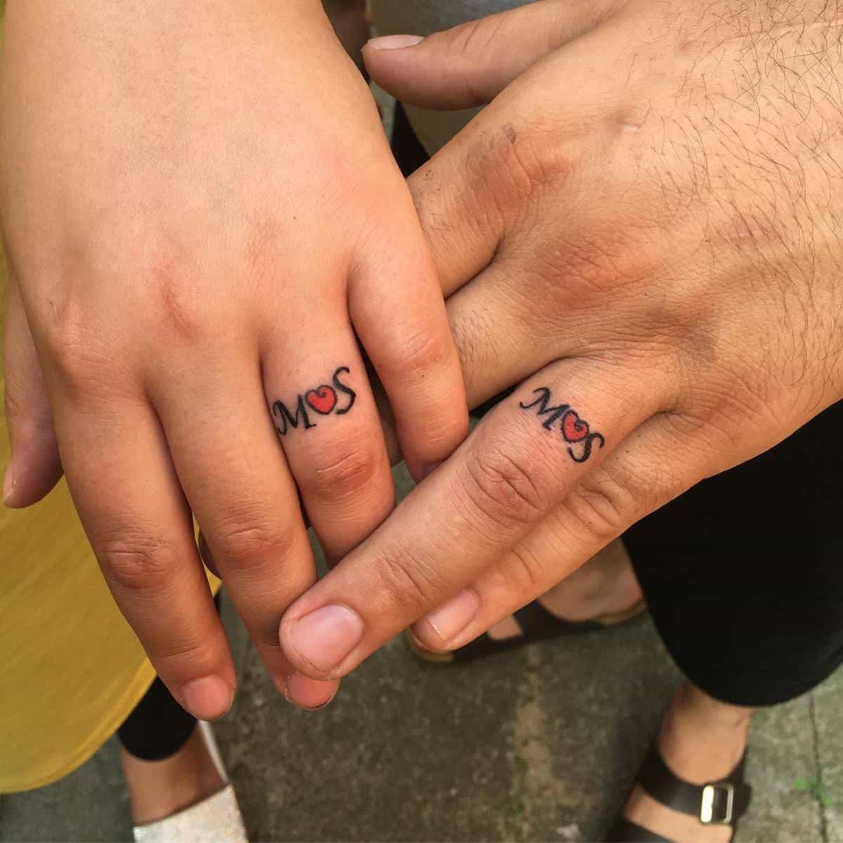 Married Matching Tattoos blueeyestattooo