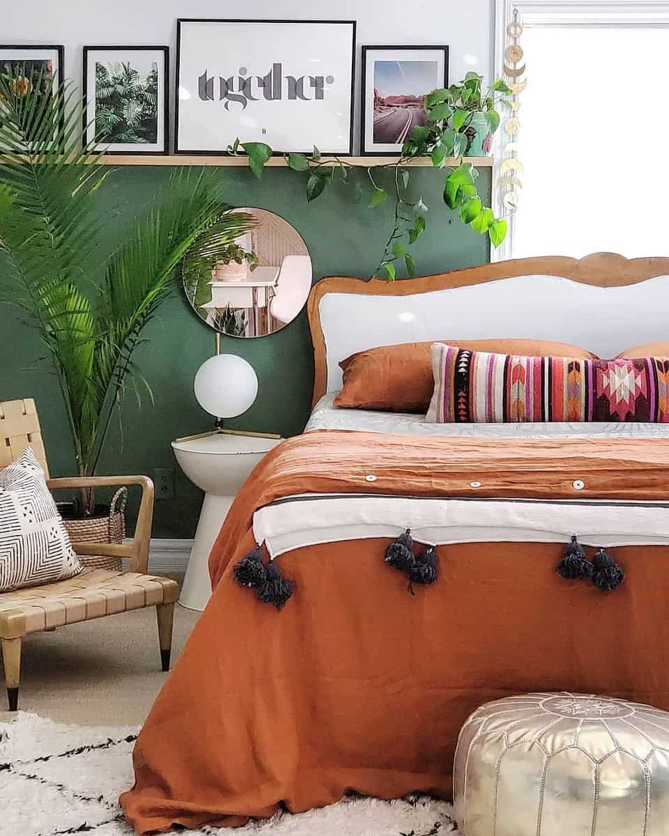 Master Green Bedroom Ideas -blissfully_eclectic