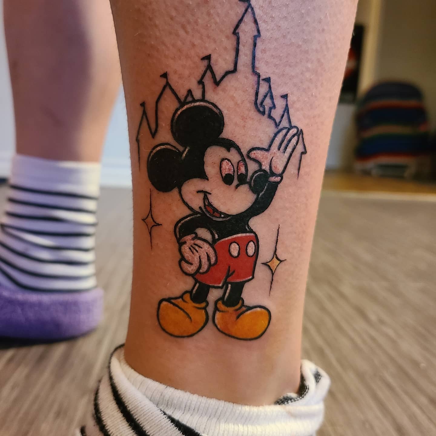 19 Adorable Disney Character Mickey and Minnie Mouse Tattoos   EntertainmentMesh