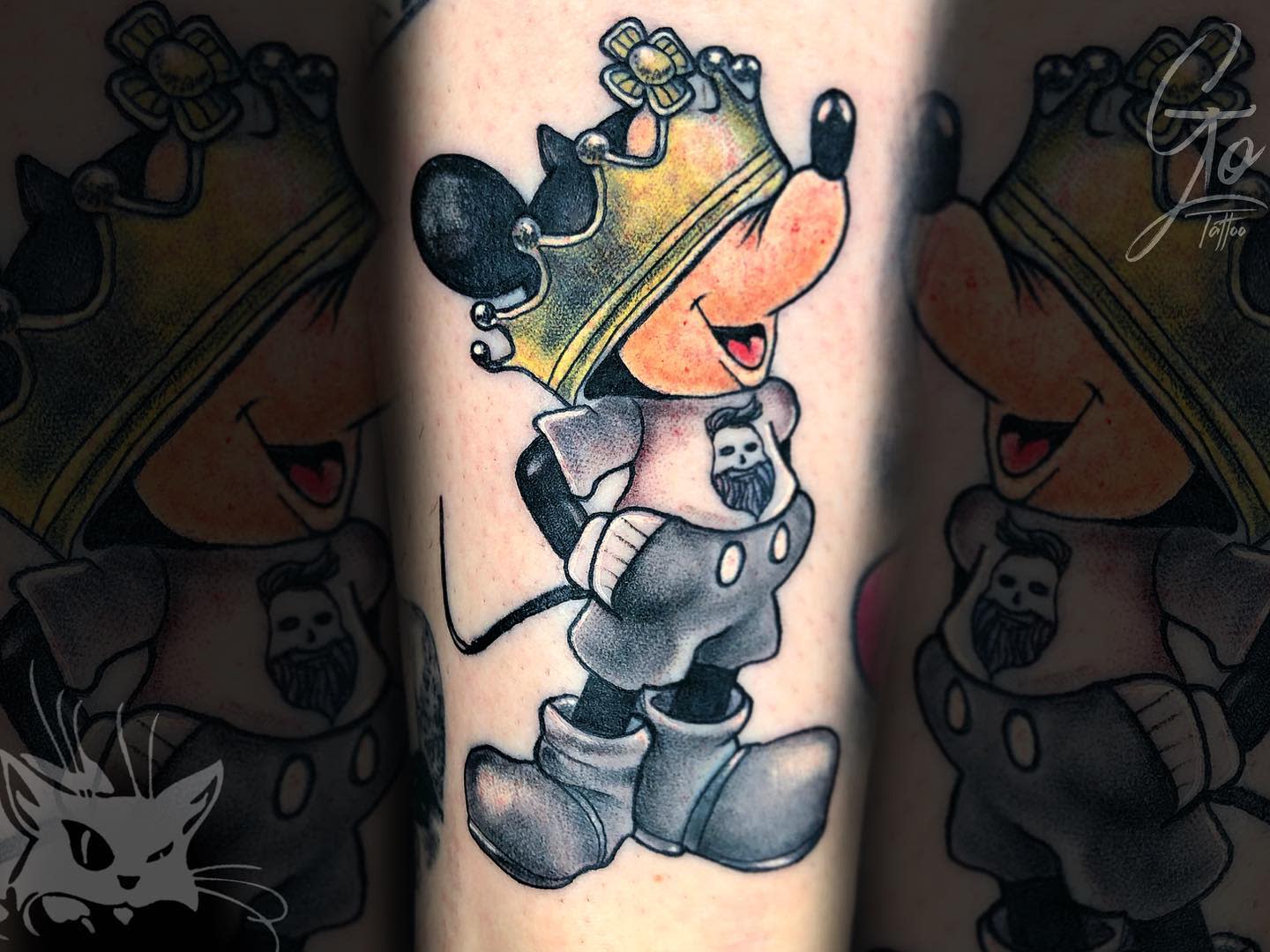 Tatuaje Lindo De Mickey Mouse -glomas_tattoo
