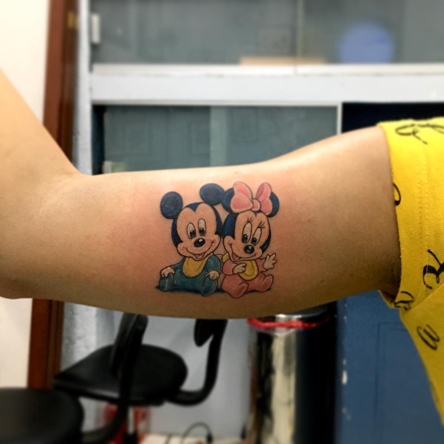 Tatuaje De Amor De Mickey Mouse -yaya_flores