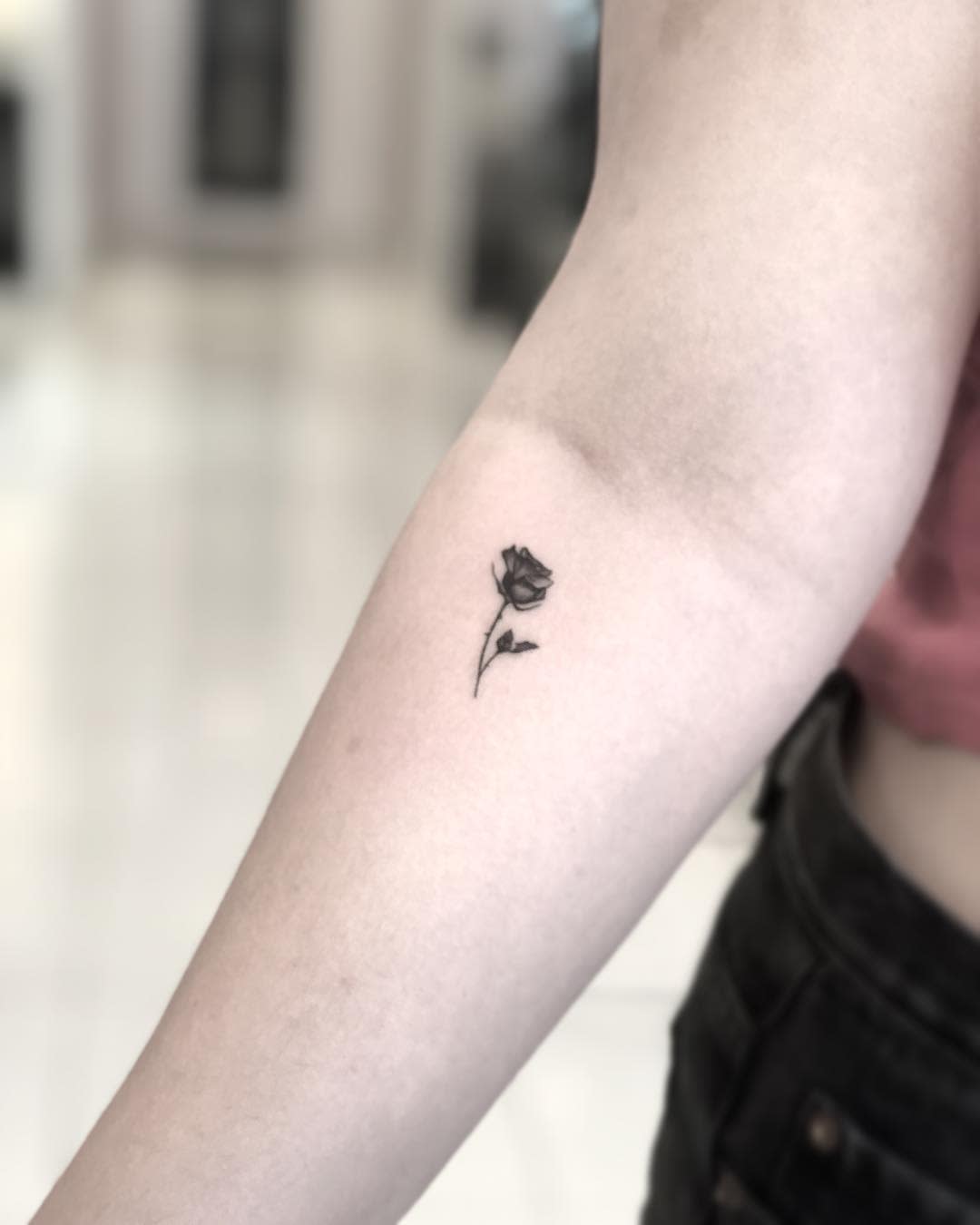 Flower Micro Tattoos -triolo_tattoos