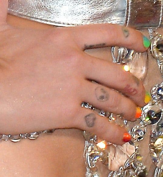 Miley Right Hand Tattoos