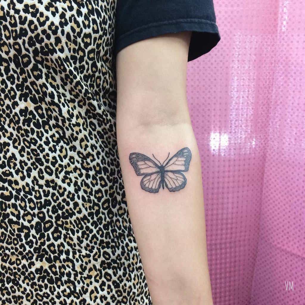 Monarch Butterfly Forearm Tattoo virginiamarting