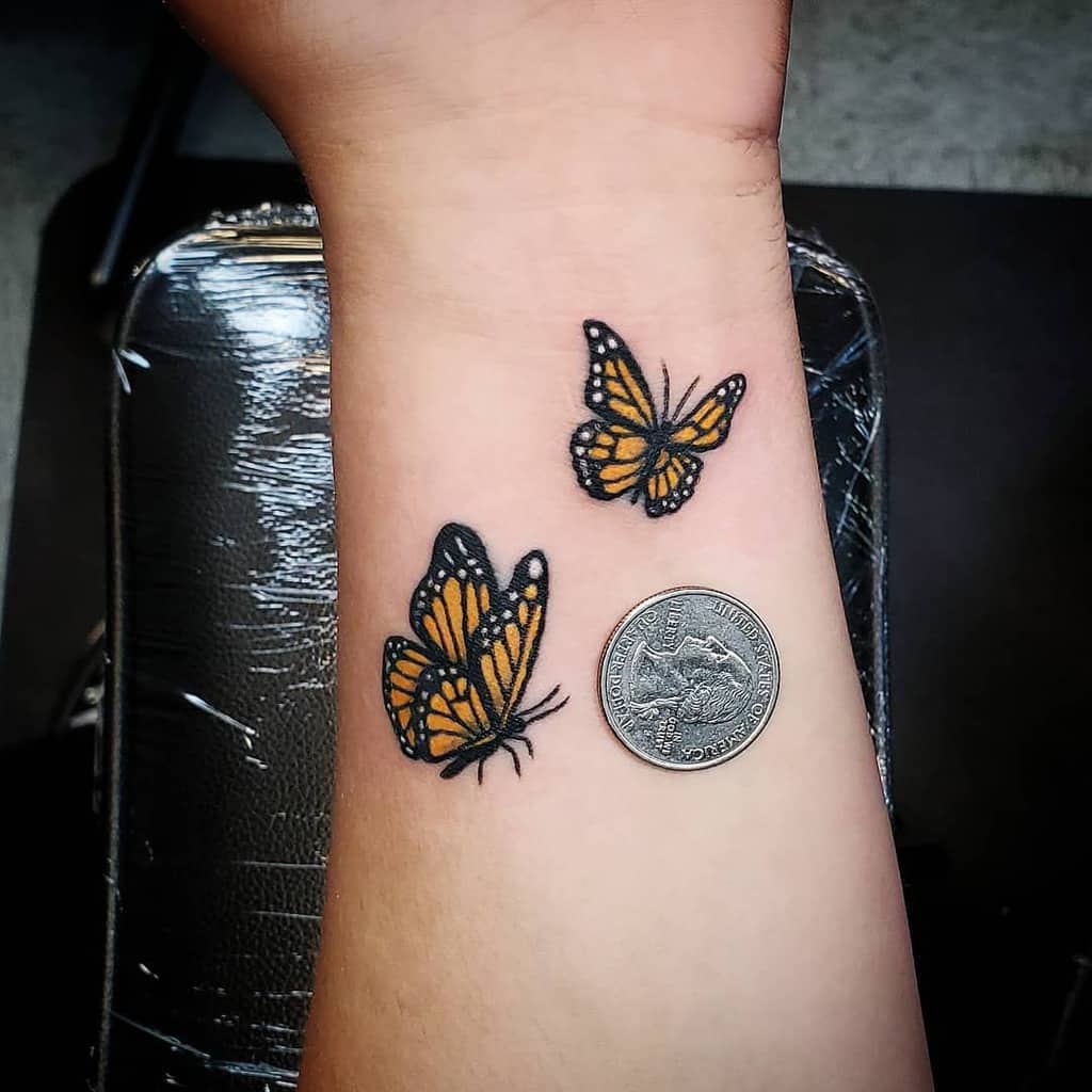 Monarch Butterfly Tattoo johnnybee_art