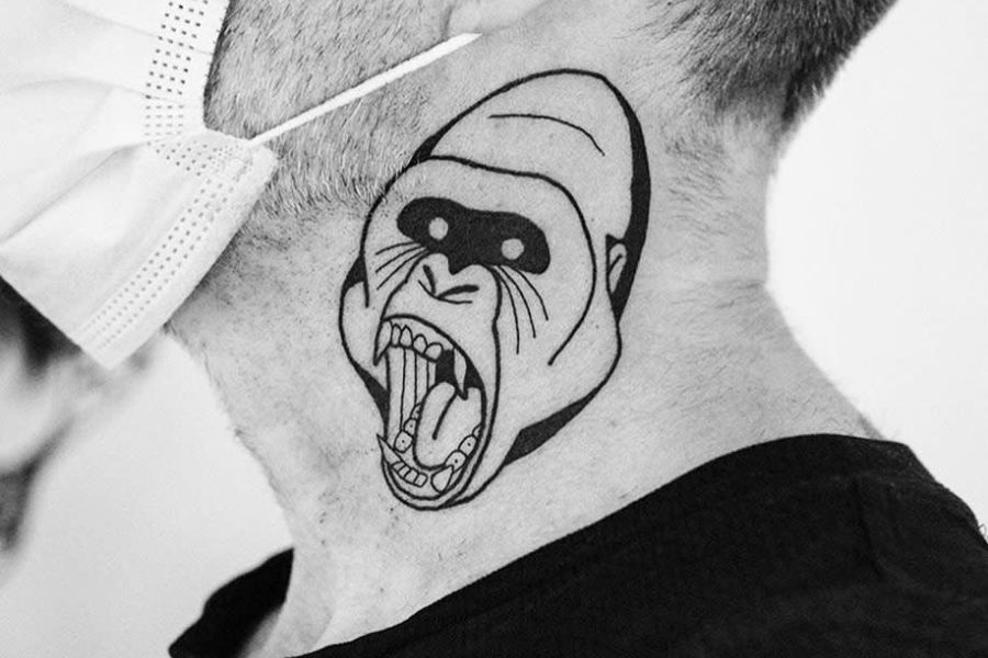 Monkey tattoos