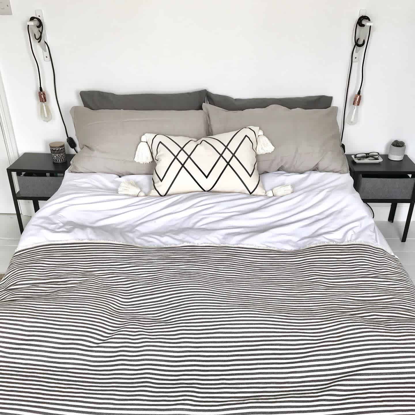 minimalist contemporary bedroom pendant lighting