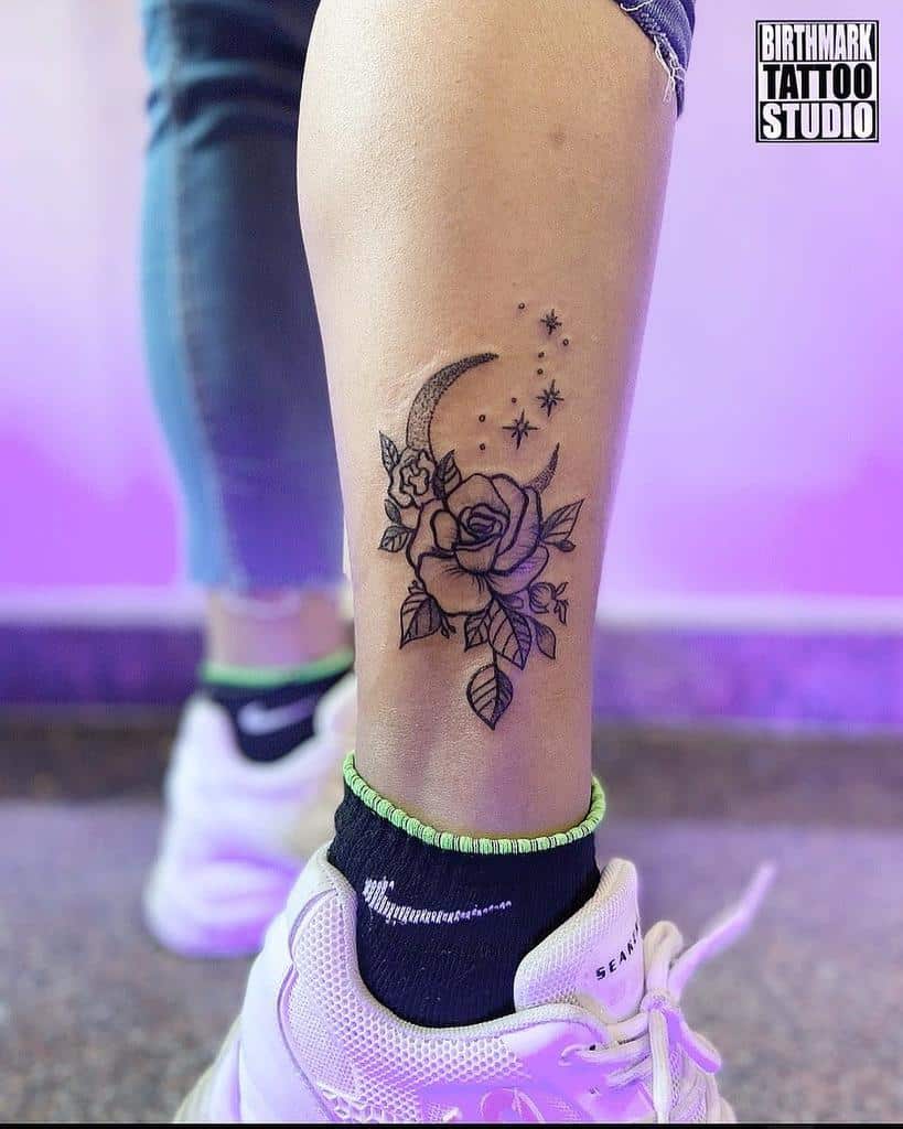 Update 93+ about moon tattoo on ankle super cool - in.daotaonec
