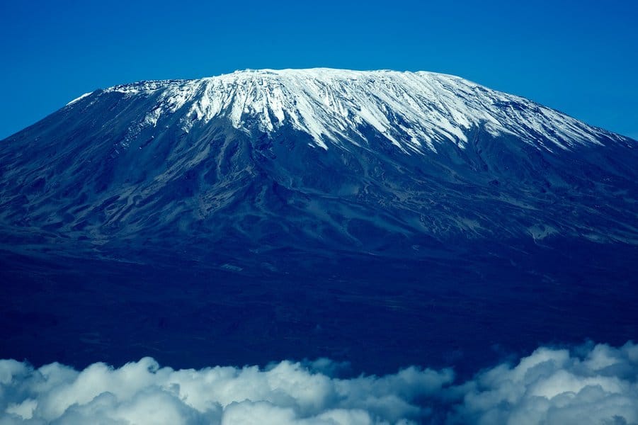 Mount Kilimanjaro's highest summit Uhuru