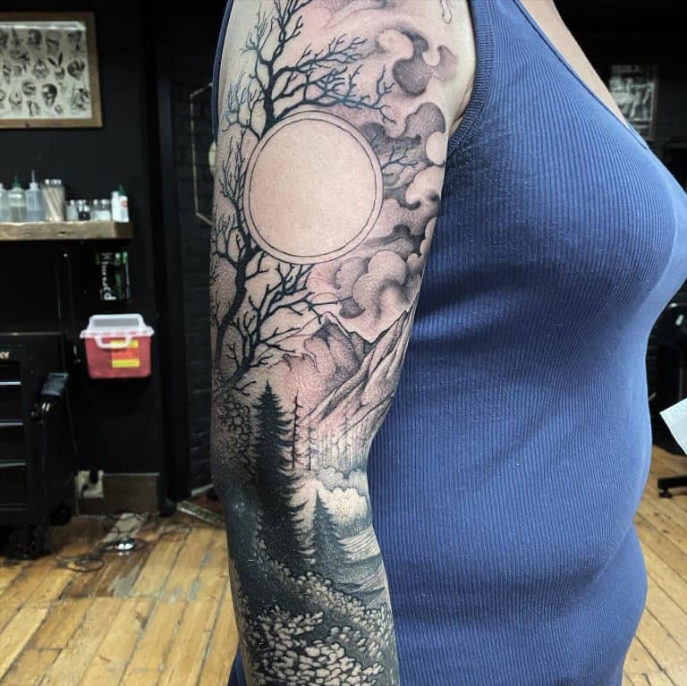 70 Cool Forest Sleeve Tattoo Ideas [2024 Inspiration Guide]