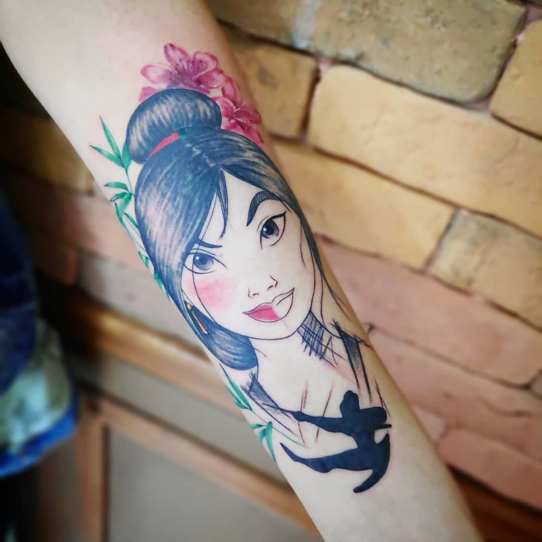 Mulan Arm Tattoo -pedroivo.tattoo