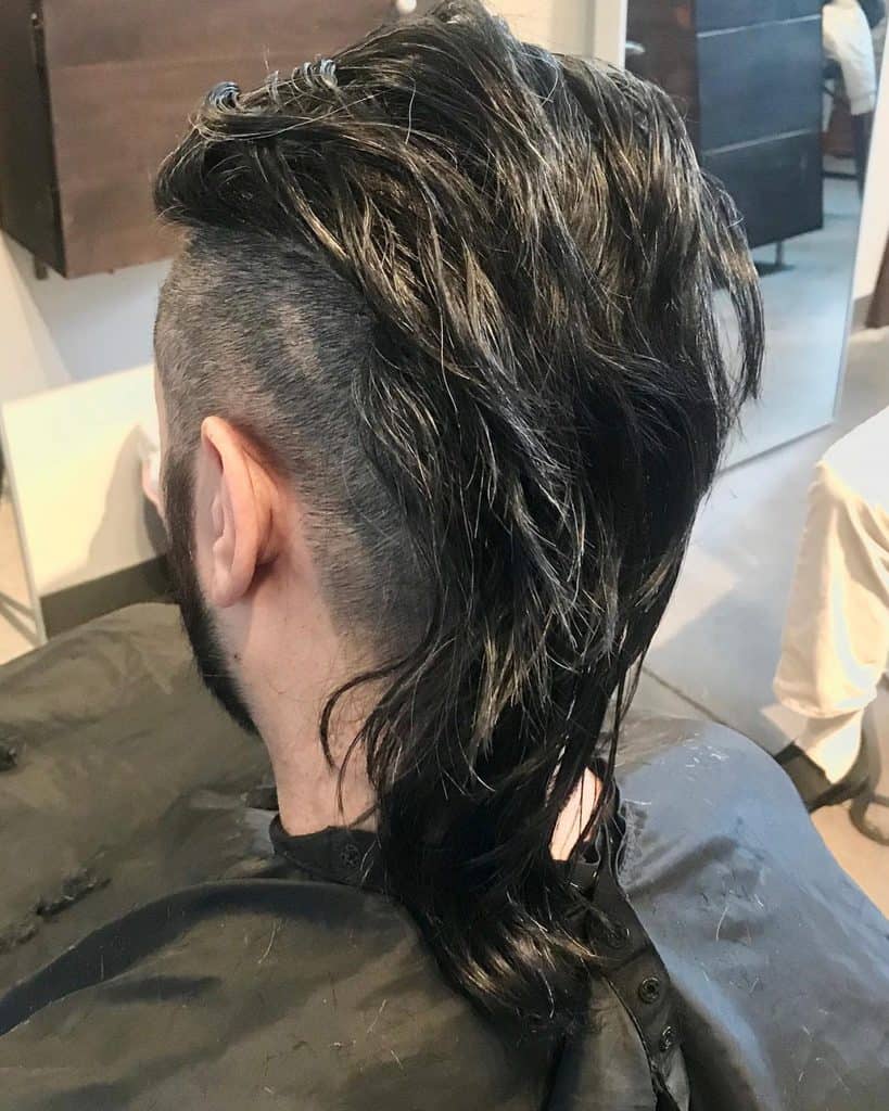 Mullet With Shaved Sides