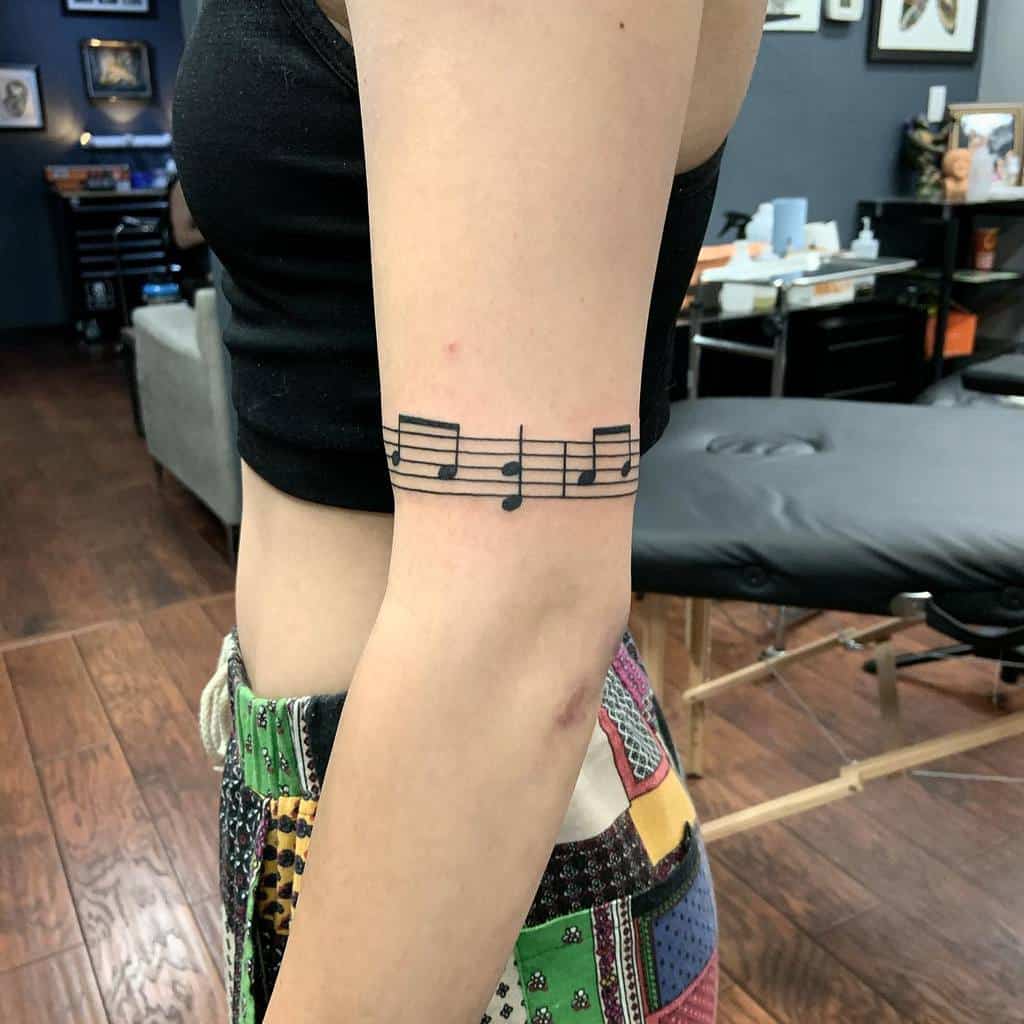 Music Arm Tattoos for Women qc.ink