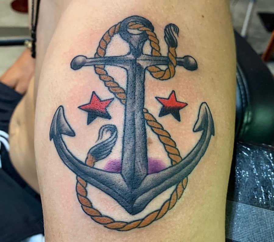 Top 51+ Best Navy Anchor Tattoo Ideas – [2022 Inspiration Guide]
