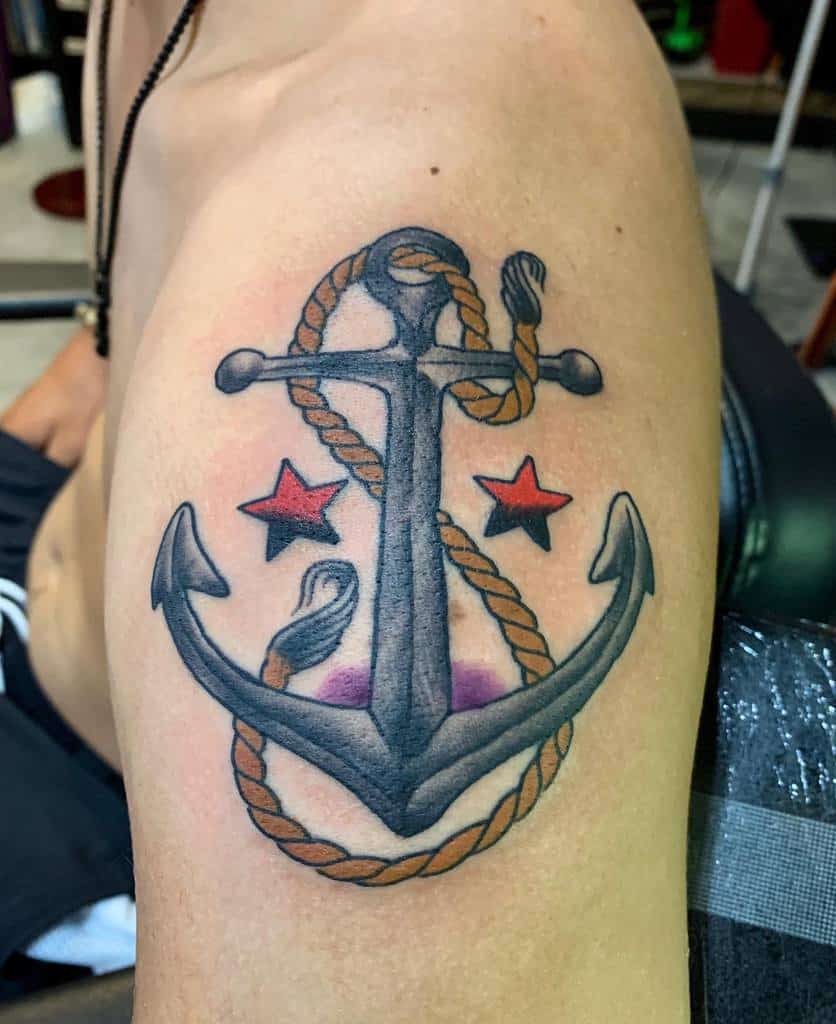 Top 51+ Best Navy Anchor Tattoo Ideas - [2021 Inspiration Guide]
