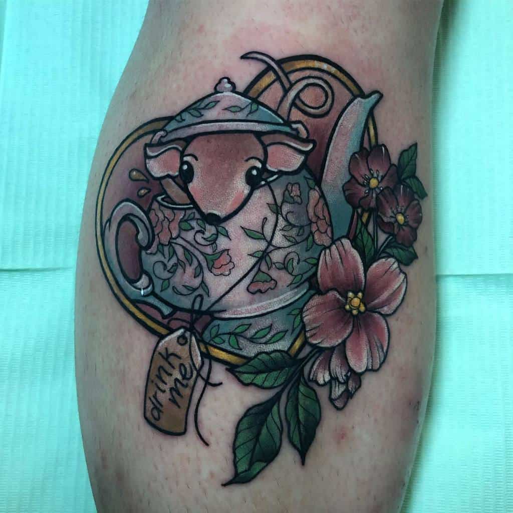 Neo Traditional Tattoo Alice In Wonderland Tattoosbymissiblue