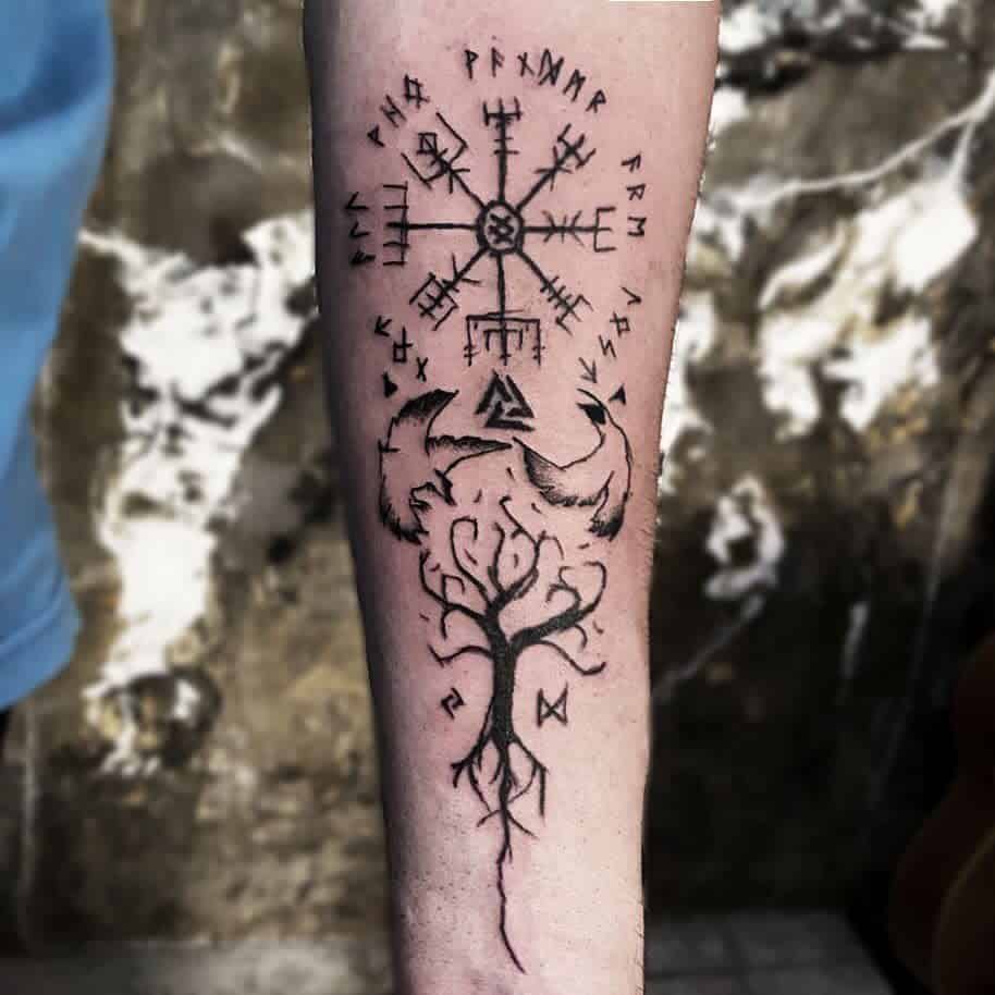 Top 69 Best Nordic Arm Tattoos Ideas - [2021 Inspiration Guide]