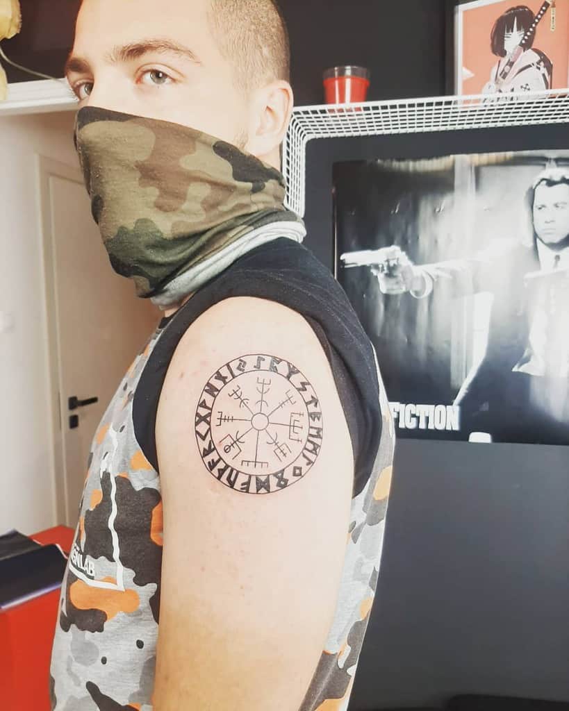 Nordic Shoulder Tattoos kokosqla