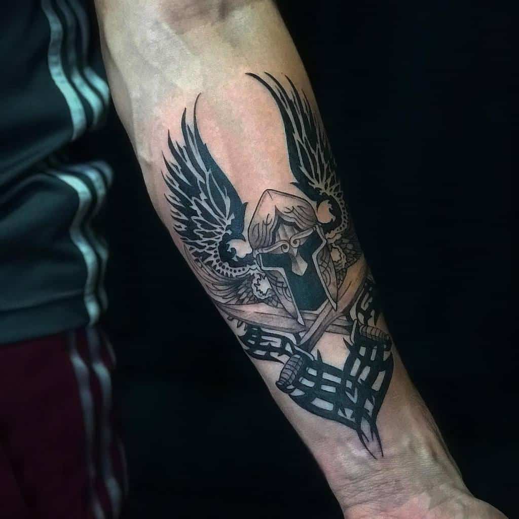 Nordic Viking Arm Tattoos blackdynastytattoo
