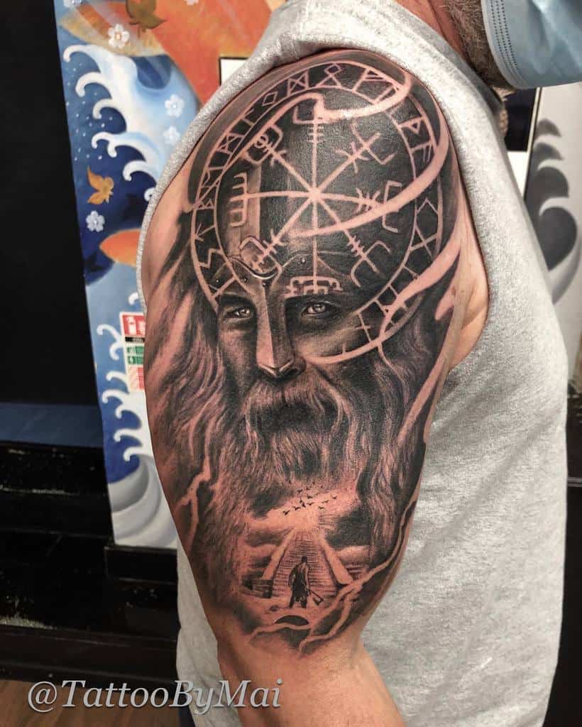 Nordic Viking Arm Tattoos tattoobymai