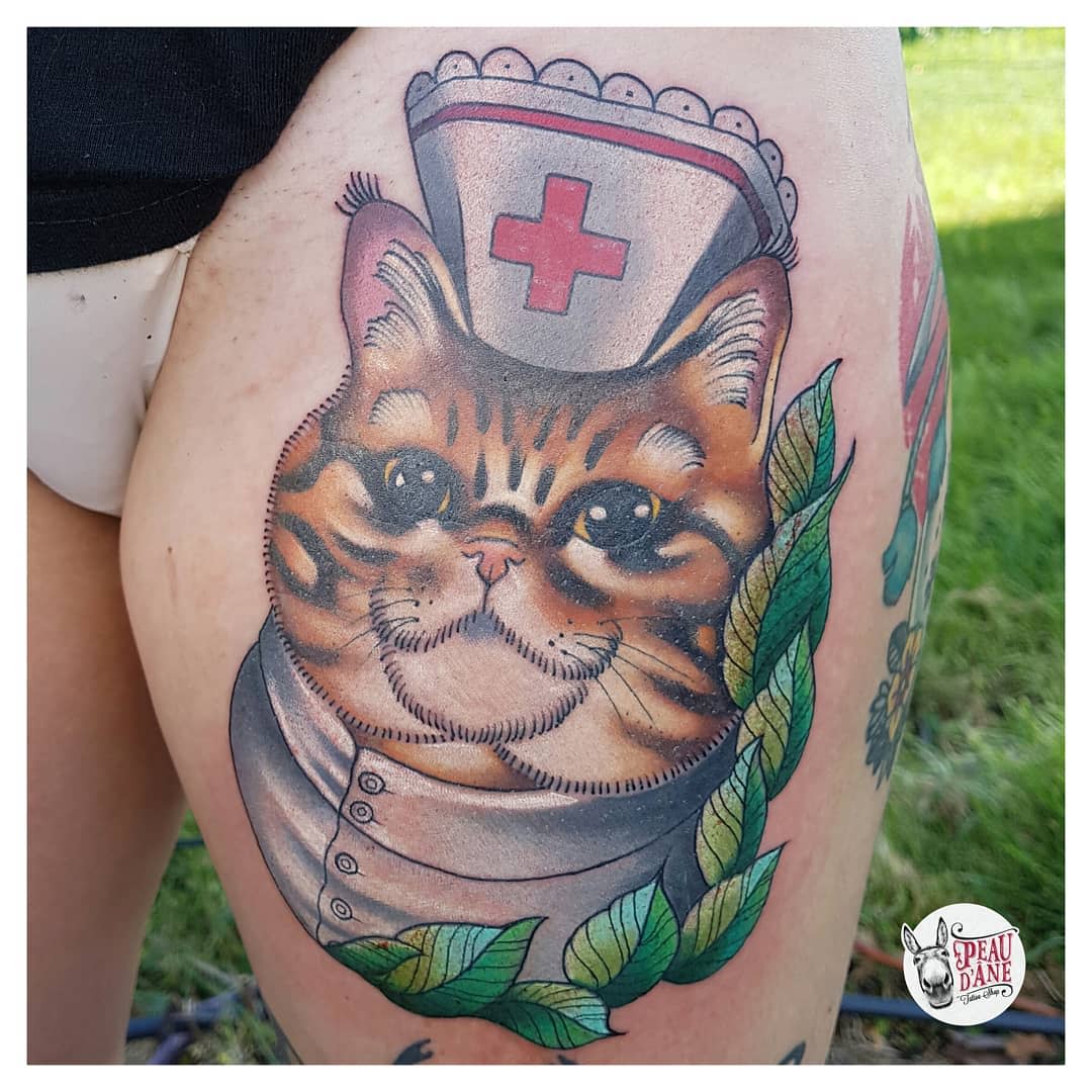 Cute Nurse Tattoo -verowl