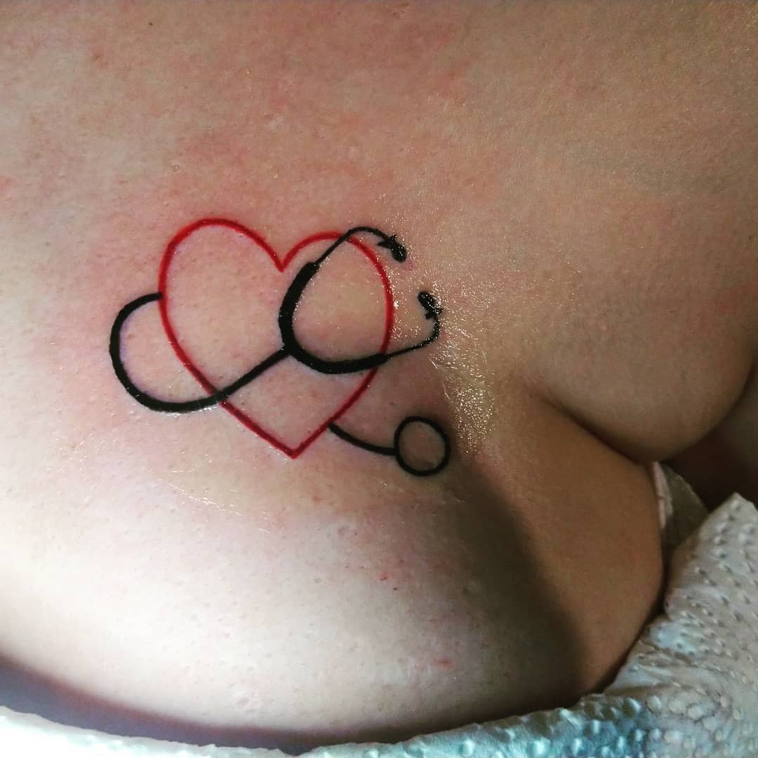 Small Nurse Tattoo -skindeeptattookr
