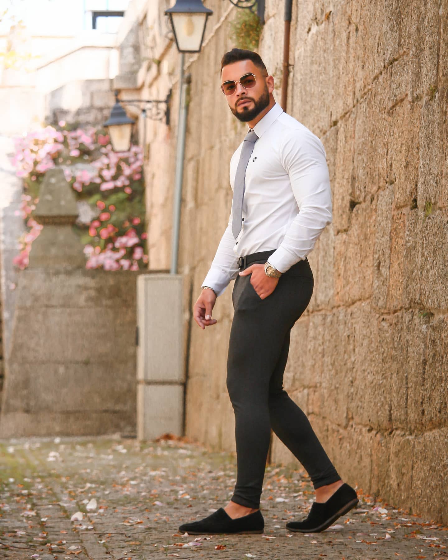 Long Sleeve and Trousers Office Attire Men -mr_filipecosta