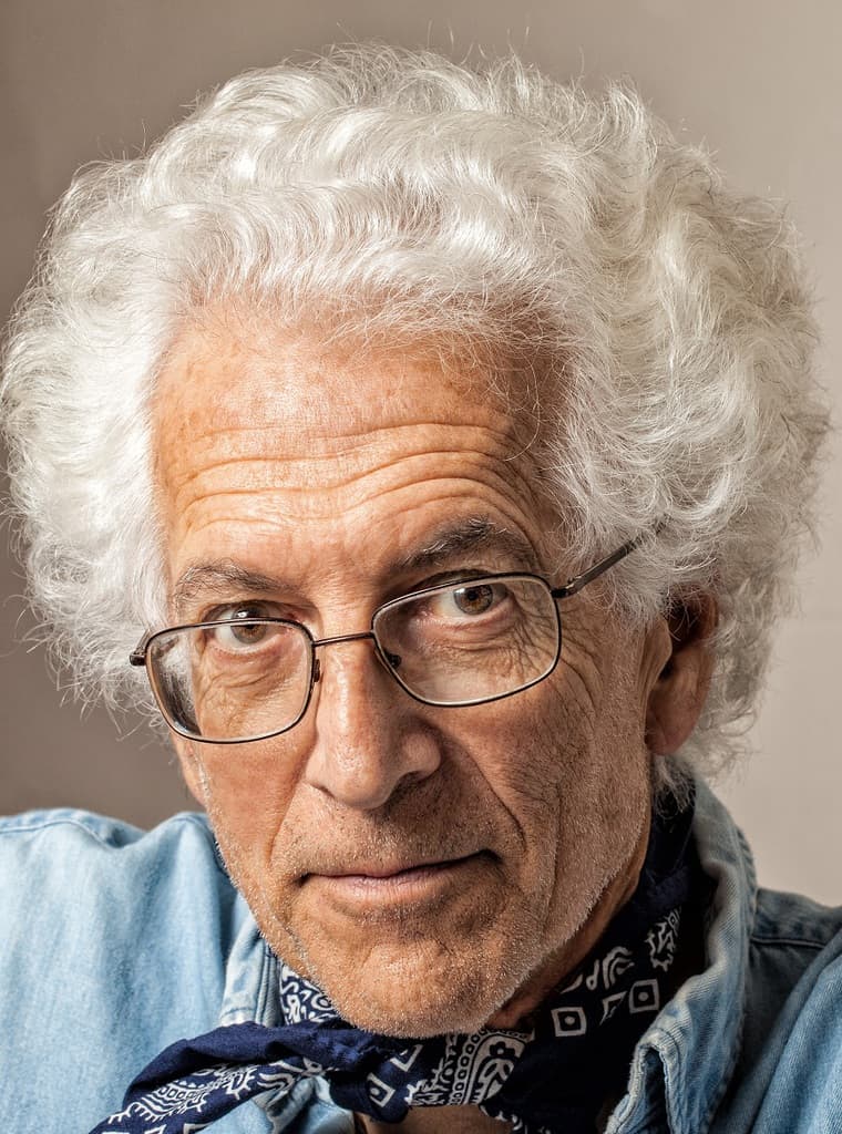 Older Man With Curly Hair