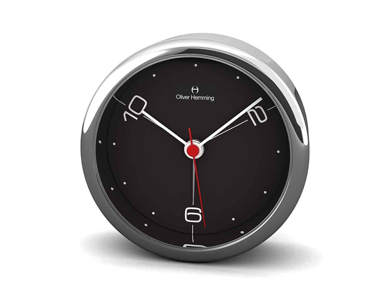 Oliver Hemming Desire Black Six Alarm Clock