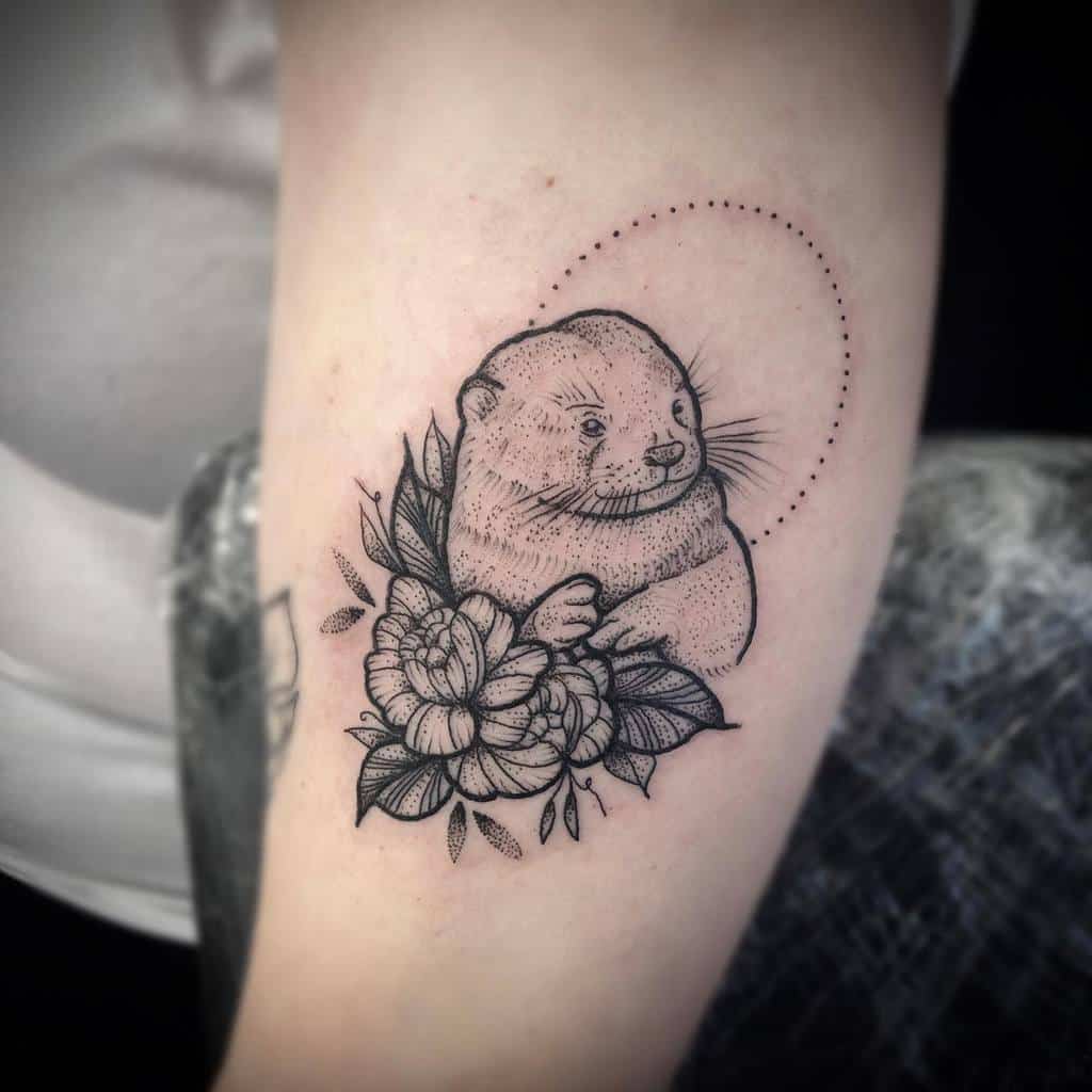 Otter Outline Tattoo Alicekjacobs