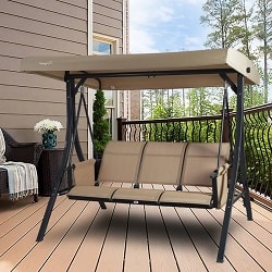 Otteridge Patio Porch Swing with Stand
