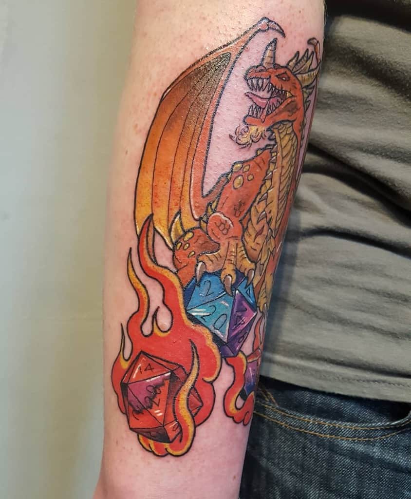 Outer Forearm Dragon Tattoos rhithehuman